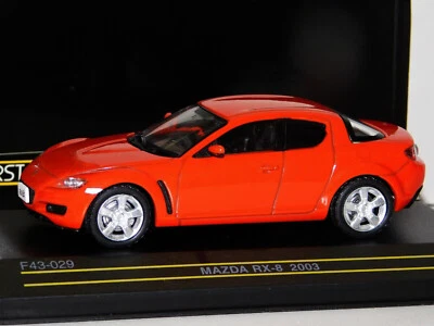Mazda RX-8 Coupé 2003 Rojo RHD First43 F43-029 1:43 RX8 Japón Ixo Japon Rojo - Imagen 1 de 2