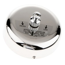 RV Indoor Shower Room Bathroom 2.8M Retractable Clothesline Rack Silver