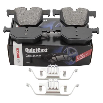 Bosch QuietCast Rear Brake Pad Set for BMW E60 E61 E70 E71 525i 528i 530i X5 X6 - Image 1 of 4