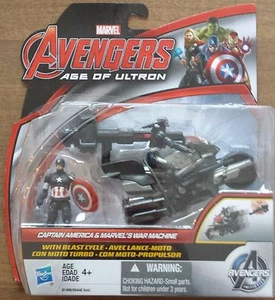 Avengers age of ultron Captain America and Marvel's war machine blast cycle fig - Picture 1 of 1