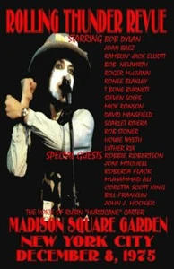 BOB DYLAN REPLICA*ROLLING THUNDER REVUE*CONCERT POSTER - Picture 1 of 1