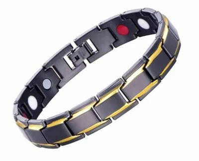 Magnet Armband Edelstahl Therapie Energie Magnetarmband Armschmuck Gesundheit  - Bild 1 von 4