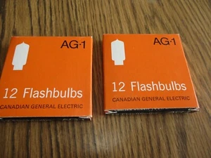 2 paquetes de bombillas flash ad-1 Canadian General Electric CGE - Imagen 1 de 4
