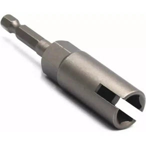 Deep Power Wing Nut Driver - 1/4" Hex Shank Slot Drill Bit Socket - New - Picture 1 of 9