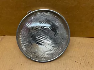 68-70 AMC JAVELIN REBEL RAMBLER HEADLIGHT BULB 7” #2 HIGH BEAM &TRIM OEM U64 - Picture 1 of 4