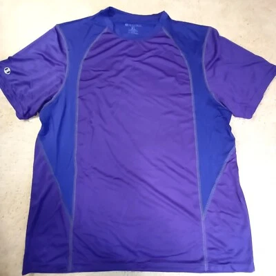 Nuevo top atlético cuello redondo manga corta morado talla XL para mujer Foto 1 de 4