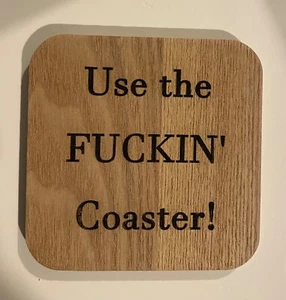 4 Funny Rude Coaster Drinks Mats for those with YOUR Sense of humour - Picture 1 of 4