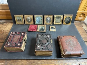 Large Lot Dags, Tintypes, CDVs, Harrington Maine, Frye, Ramsdell, Perry, Coffin - Picture 1 of 24