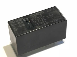 5V RELAY 8A DPDT CONTACTS OMRON G2RL-2 5VDC fba38c - Picture 1 of 2