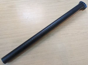 Extra Long XL XXL Bike Seatpost Black 31.6mm 550mm Post Super Lofty Length 550 - Picture 1 of 8