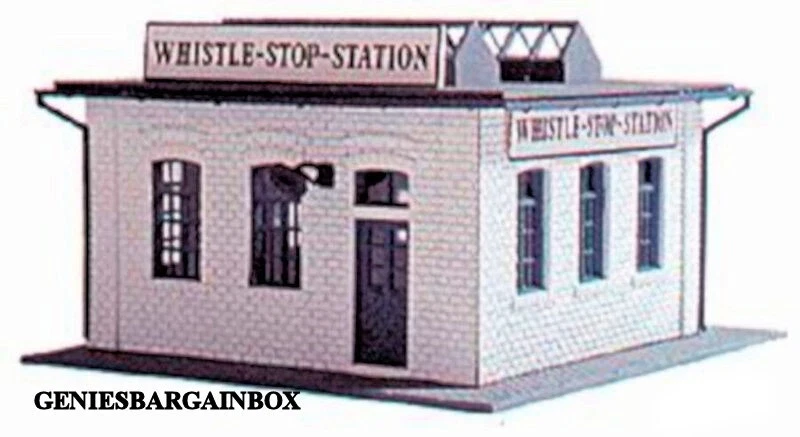 HO 1:87 Scale WHISTLE STOP STATION Kit Model Power New in Box Sealed 444 - Image 1 of 1
