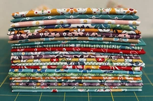 SCRAPPY LORI HOLT STASH BUILDER 10 PC. XL FAT 1/8 BUNDLE CALICO SM PRINT FABRIC - Picture 1 of 6