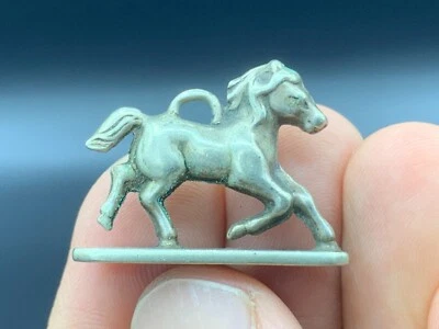 Victorian Silver Plated Horse Austrian Charivari Pocket Watch Chain Pendant Fob - Image 1 of 4