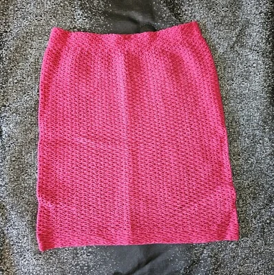 Cotton Candy 热粉色紧身弹力半身裙 均码 适合所有 — 第 1/4 张图片