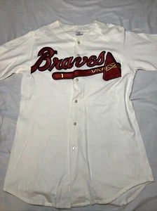 Vintage Majestic Atlanta Braves T Shirt Baseball Jersey Size XL Made In USA - Picture 1 of 5