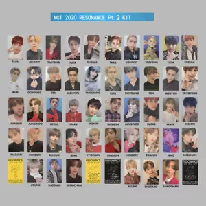 Kpop NCT 2020 RESONANCIA Pt. 2 tarjetas fotográficas Kihno hechas a sí mismas tarjetas fotográficas autógrafas - Imagen 1 de 30