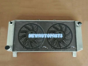 Aluminum Radiator+Fans For 80-87 Lotus Esprit S3 Series 3 2.2L Type 912/910/910S - Picture 1 of 7