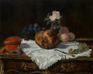 Edouard Manet : "The Brioche" (1870) — Giclee Fine Art Print - Picture 1 of 7