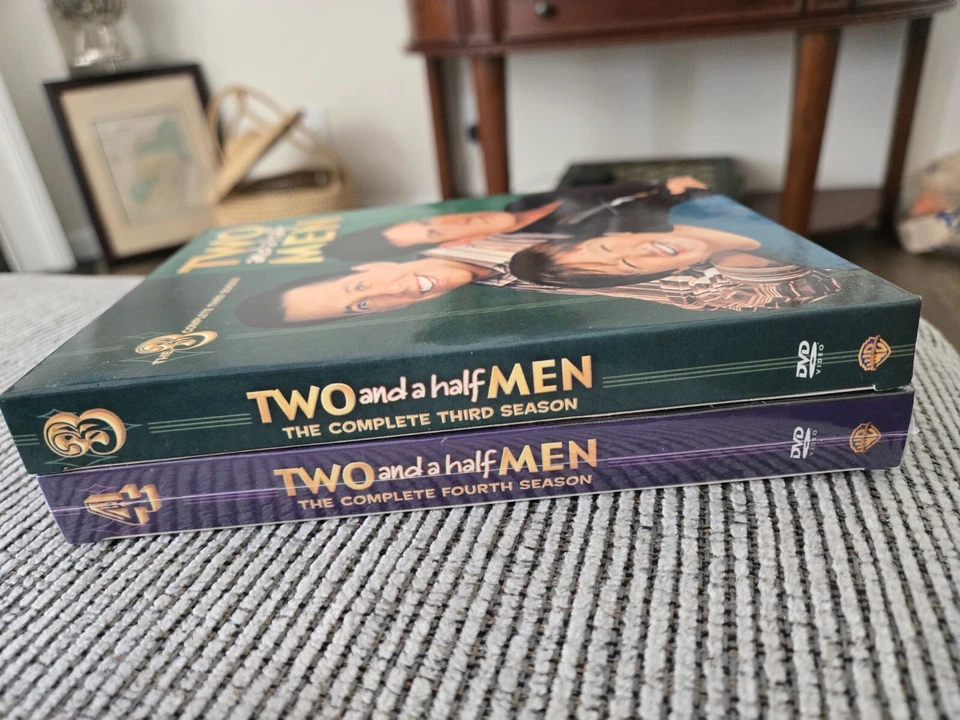 Two and a Half Men DVD Set Seasons 3 & 4  Charlie Sheen - Image 1 of 1