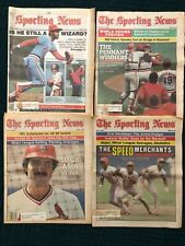 4 - The Sporting News Magazines ~ St. Louis Cardinals 1982, 1985 and 1986