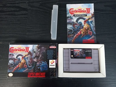 Super Castlevania IV Super Nintendo SNES Complete In Box CIB Great Shape MIJ 4 - Image 1 of 4