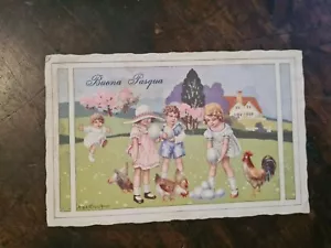 CARTOLINA AUGURALE BUONA PASQUA - Foto 1 di 2