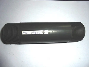   NIPPEL 1 1/4" X 6" NPT PVC KUPPLUNG - Bild 1 von 2