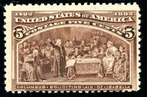 USAstamps Unused FVF US 1893 Columbian Expo Scott 234 OG MNH SCV $150 - Picture 1 of 2