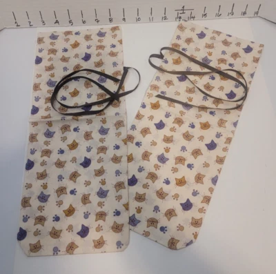 ¿Vino/botella de tela Here Kitty Kat? Bolsas de regalo hechas a mano Foto 1 de 2