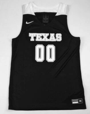 Camiseta deportiva de baloncesto Nike Elite Franchise Texas Longhorns para hombre mediana negra AV2095 Foto 1 de 2