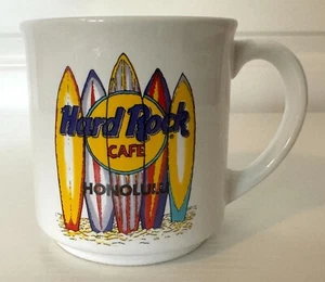 Hard Rock Cafe Honolulu Surfbretter Kaffeebecher weiß NEU Vintage RAR! - Bild 1 von 6