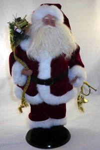 Vintage 1980’s Santa Claus Figure Decoration Doll Christmas Statue - Picture 1 of 3