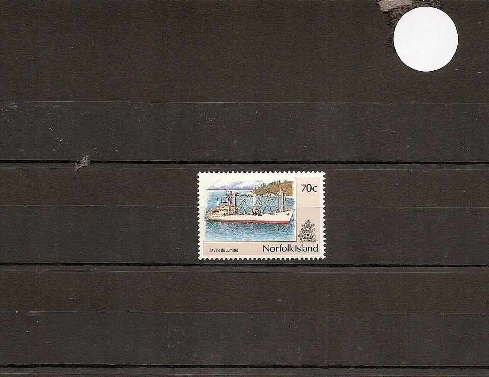 Norfolk Island 1990 SG488 1v of set NHM "Ile De Lumiere"-Freighter - Image 1 of 1