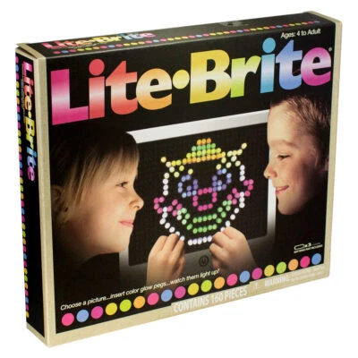 Lite Brite - The Ultimate Classic Creative Colouring Art Light Up Pegs Set - Image 1 of 4