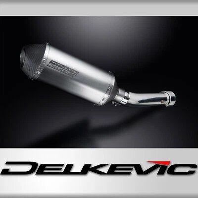 Aprilia Tuono 2003-2004 Delkevic Slip On 10" X-Oval Titanium Exhaust Muffler Kit - Image 1 of 4