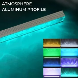 3D Water Ripple Aluminum Channel Diffuse Holder for LED Light Strip Home Decor - Picture 1 of 18