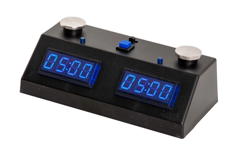 ZMart Fun II Digital Chess Clock - BLACK/BLUE - Image 1 of 1