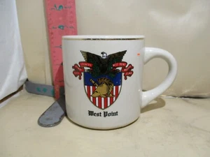 HEAVY , RESTAURANT WEIGHT MUG - WEST POINT MILITARY ACADEMY - MADE IN CHINA - Picture 1 of 1