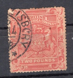 BRITISH SOUTH AFRICA COMPANY, YV # 9, USADO - Imagen 1 de 1