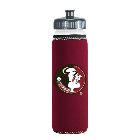 LOT OF TWO (2) FLORIDA STATE  22oz SQUEEZABLE PLASTIC WATER BOTTLES (CLOSEOUT) Cover