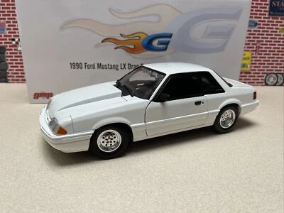 1/18 ACME / GMP 1990 Ford Mustang GUYCAST 5.0 LX SC Drag Pack White 18970 1/390 - Image 1 of 4