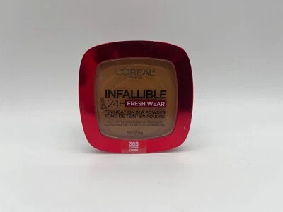 Loreal Paris Infallible Up to 24H Fresh Wear Powder 365 COPPER Shade 0.31 Oz - Image 1 of 2