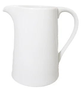 LISBOA WHITE by Block Spal Creamer 4.5" tall NEW NEVER USED made in Portugal - Picture 1 of 6