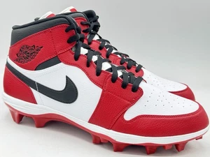 Jordan 1 TD Cleat 2023 Mid Chicago Red White Black FJ6805-106 Men’s Size 14 - Bild 1 von 6