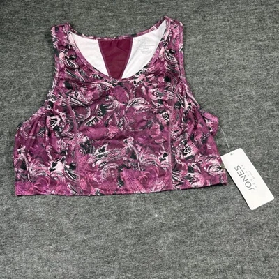 Camiseta sin mangas Jones New York Sport para mujer talla 1X ropa deportiva púrpura malla cachemira nueva con etiquetas Foto 1 de 4