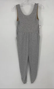 Old Navy Girls Gray Heather Sleeveless One-Piece Jumpsuit Size XL (14-16) - Picture 1 of 6