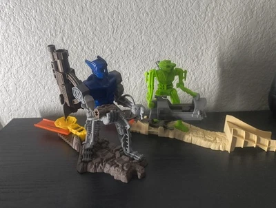 Hot Wheels Cyborg Blaster Starter Set Trick Tracks 2009 (2 Cyborg Blasters) - Image 1 of 4