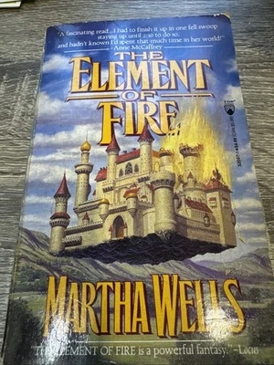 The Element of Fire by Martha Wells (1993, Paperback) Foto 1 de 4