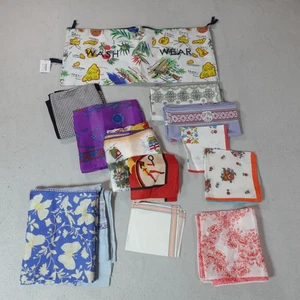 Verschiedene Schals Taschentücher Posten Damen gemischt Blumenmuster Burmel Italien Japan - Bild 1 von 24