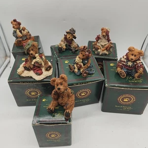 Boyds Bears Figurines LOT, 7 Assorted Collectible Figures! See Photos! Holiday - Picture 1 of 18